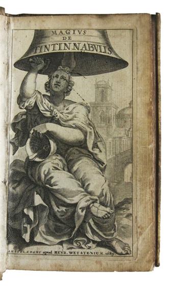 MAGGI, GIROLAMO. De tintinnabulis . . . Accedit eiusdem Magii de equuleo liber.  1689